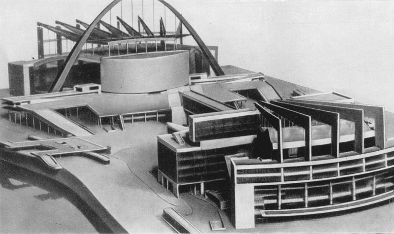 Ле Корбюзье / Le Corbusier. Конкурсный проект на здание Дворца Советов в Москве. 1931