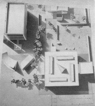 Ле Корбюзье / Le Corbusier. Национальный музей Искусства (National Museum of Western Art), Токио, Япония. 1957-1959. Макет