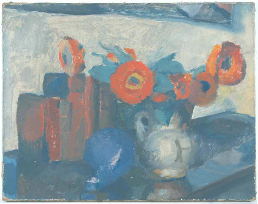 Ле Корбюзье / Le Corbusier, Fleurs et livres, 1917