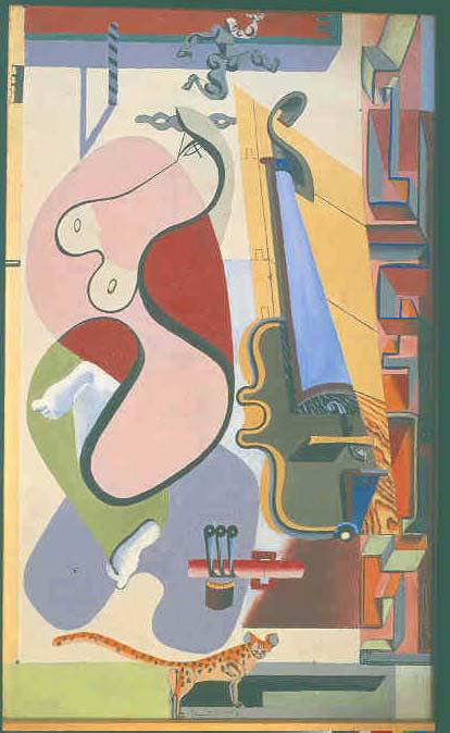 Ле Корбюзье / Le Corbusier, La danseuse et le petit félin, 1932
