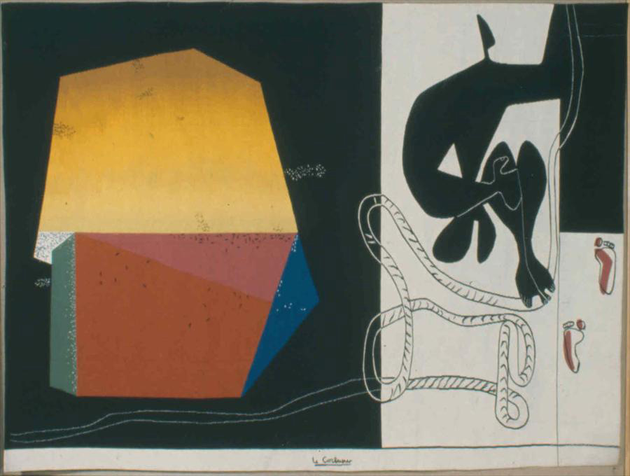 Ле Корбюзье / Le Corbusier, Traces de pas dans la nuit, 1957