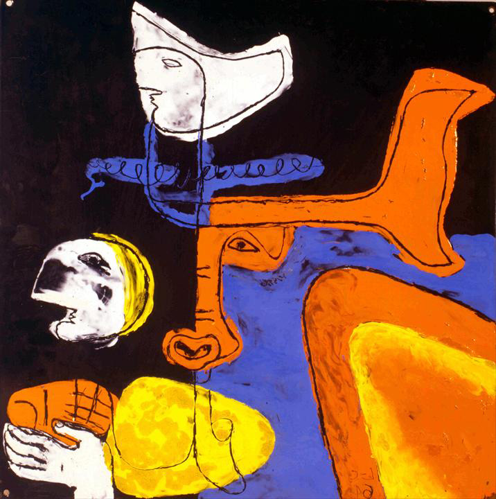 Ле Корбюзье / Le Corbusier, Taureau orange et bleu, 1964
