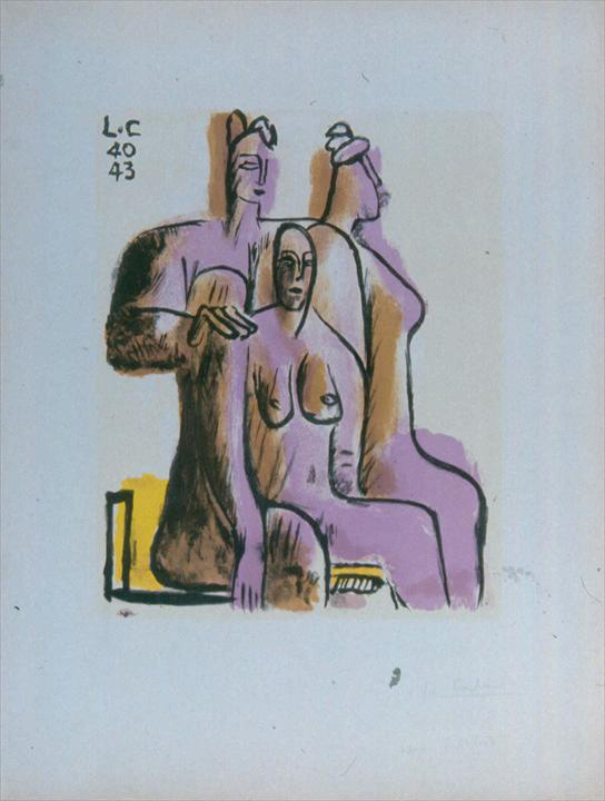 Ле Корбюзье / Le Corbusier, Trois femmes, 1943