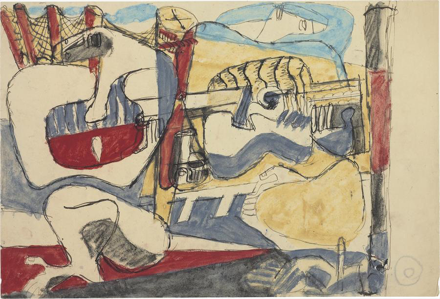 Ле Корбюзье / Le Corbusier, Deux musiciennes, 1937