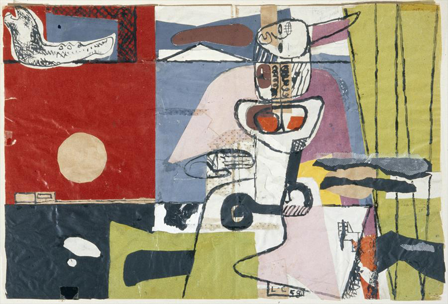 Ле Корбюзье / Le Corbusier, Le taureau trivalent (projet pour tapisserie), 1958
