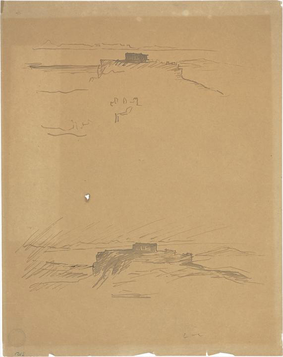 Ле Корбюзье / Le Corbusier, Vue de l'Acropole d'Athènes (deux aspects différents), 1911